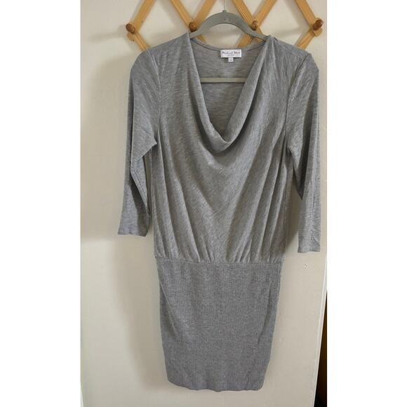 Anthropologie Dress Women's Small Michael Stars Cecile Brushed Jersey Cowl Neck - Picture 2 of 10